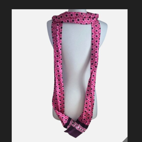 Kate Spade Floral Silk Skinny Scarf NWOT - Picture 1 of 4